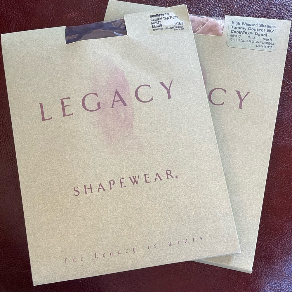 Women's Legacy Shapewear Tights Nylons Stockings Hosiery Pantyhose Lot of 2 NWT